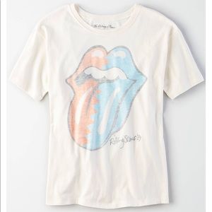 american eagle rolling stones tee
